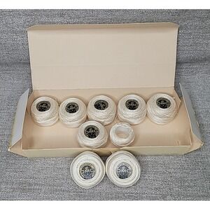 8 DMC Coton Perle Thread Size 8 Color Cream 712 Cotton Needlepoint 10g France